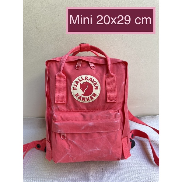 เป้ Fjallraven/ Kanken Mini สี Flamingo Pink แท้💯🇸🇪มือสอง