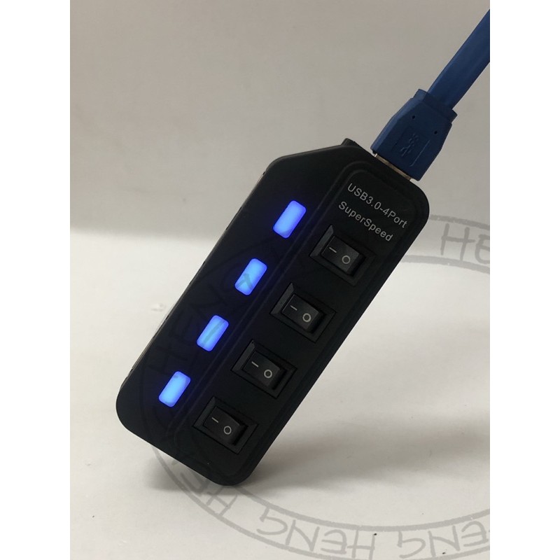 Hub USB 3.0 เพิ่มช่องUSB มีสวิตช์เปิดปิด