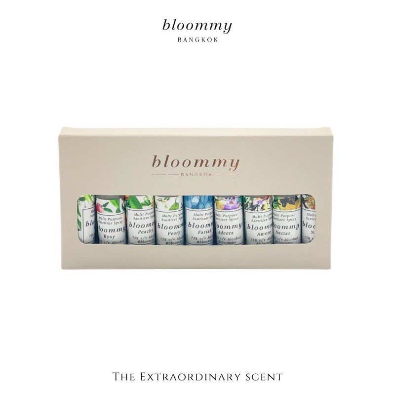 Sampler Set สเปรย์แอลกอฮอล์ 73% ขนาดทดลอง มีถึง 9 กลิ่นหอม