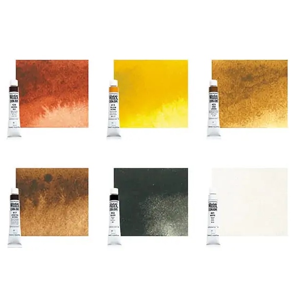 ShinHan Professional Water Color 7.5ml 30 Tube SET / เซ็ตสีน้ำเกรดศิลปิน ขนาด 7.5ml 30 สี แบรนด์ ShinHan จากประเทศเกาหลี ราคา ถูกที่สุด ดีลบีเคเค แกลเลอรีภาพที่ 7