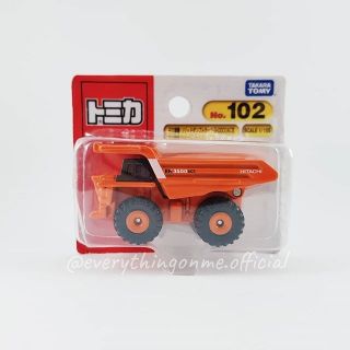 (พร้อมส่ง) รถเหล็ก Tomica No.102 Hitachi Rigid Dump Truck (scale 1:185) l แท้ 🇯🇵