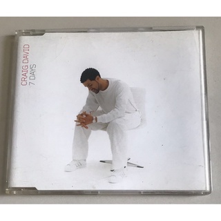 ซีดีซิงเกิ้ล ลิขสิทธิ์ มือ 2 สภาพดี...219 บาท “Craig David” ซิงเกิ้ล "7 Days" แผ่นหายาก Made in UK