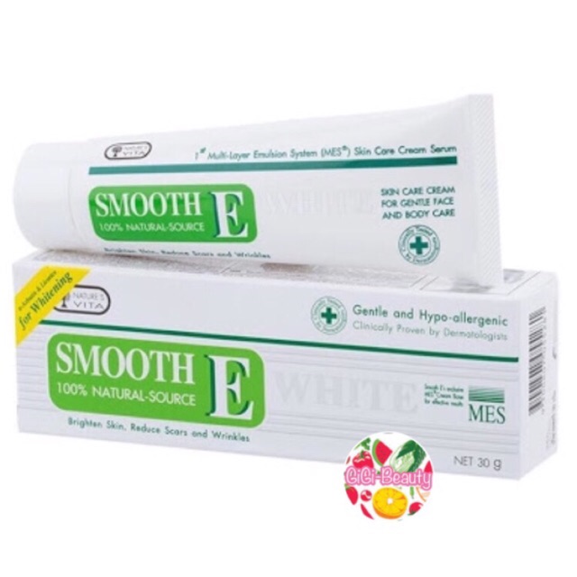 Smooth E Plus White Cream สมูท อี ครีม พลัส ไวท์ 10/30/60 กรัม