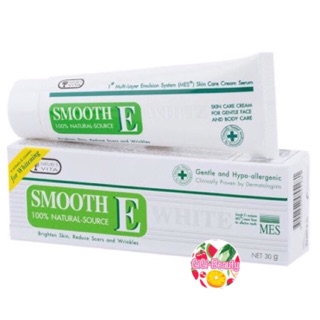 Smooth E Plus White Cream สมูท อี ครีม พลัส ไวท์ 10/30/60 กรัม