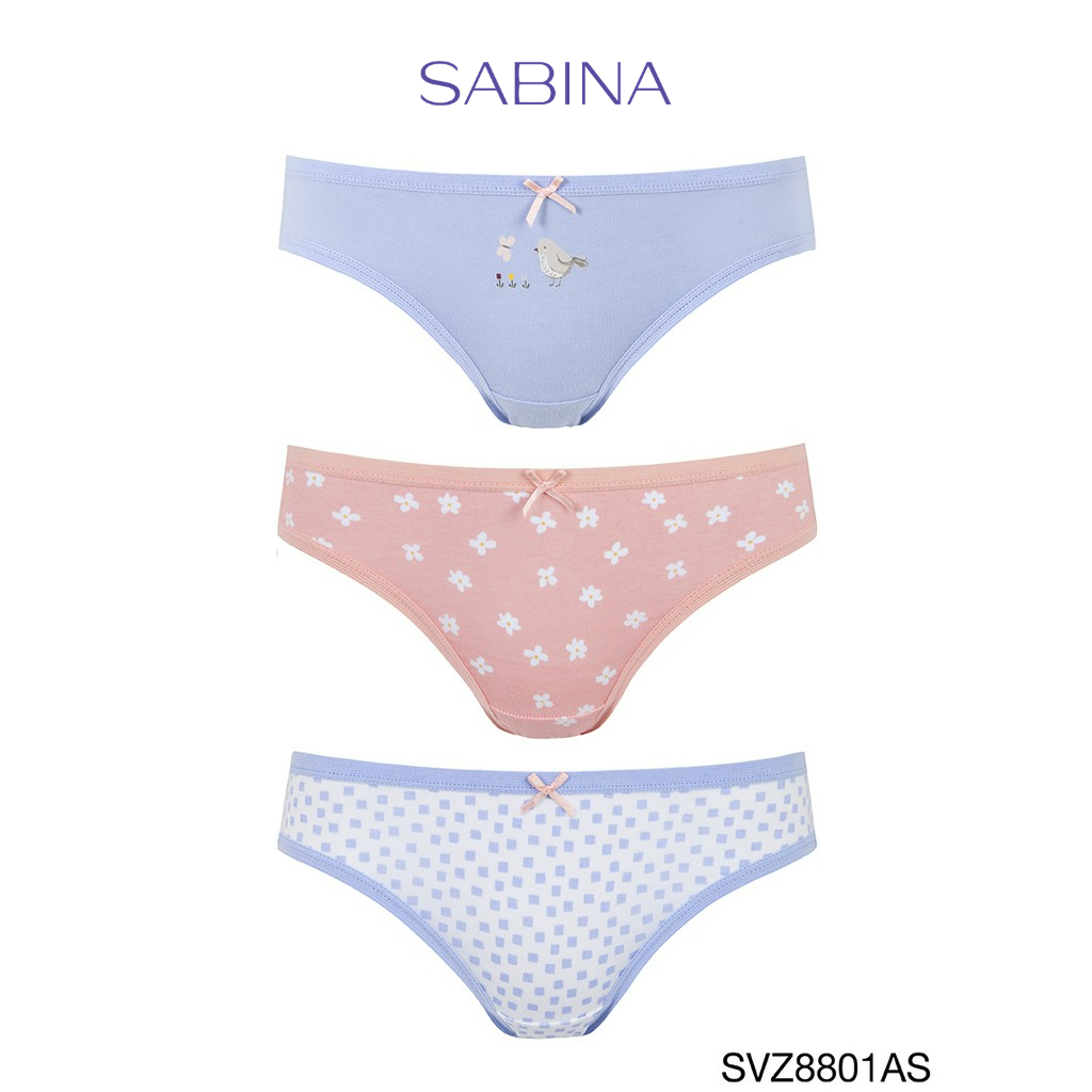 Sabina กางเกงชั้นในเด็ก ( 3 pcs ) รุ่น Panty Zone รหัส SVZ8801AS หลากสี