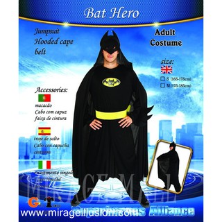 ชุดแฟนซี ฮีโร่ แบทแมน ผู้ใหญ่ Bat Hero Costume