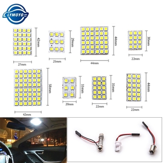 หลอดไฟ Led T10 Ba9S C5W Panel 6 / 9 / 12 / 15 / 18 / 24 / 36 / 48 Smd 5050 สําหรับติดรถยนต์