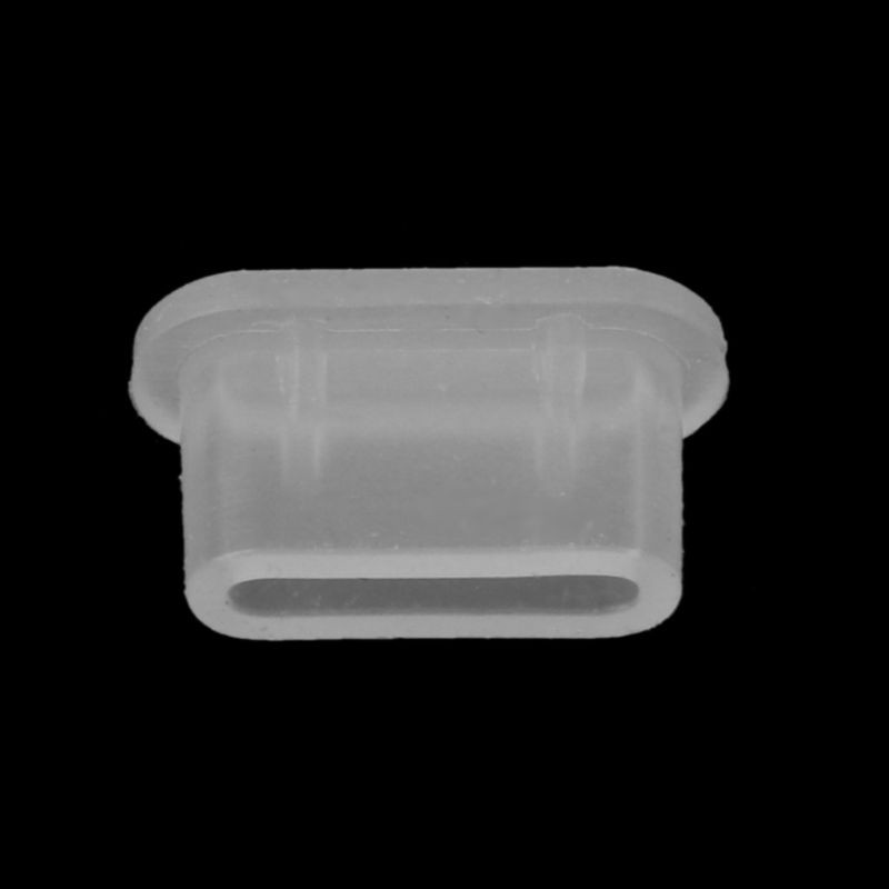 ( 3 C ) ฝาครอบซิลิโคนป้องกันฝุ่นพอร์ตชาร์จ Usb Type - C 5 ชิ้นสําหรับสมาร์ทโฟน - รูปที่ 6