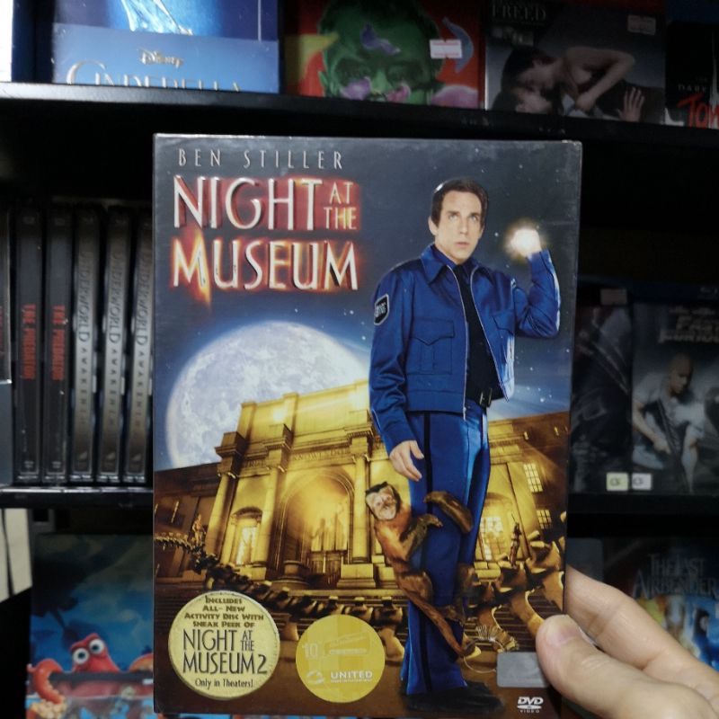 DVD ปกสวม : Night at the Museum (2006) คืนมหัศจรรย์...พิพิธภัณฑ์มันส์ทะลุโลก "Ben Stiller,