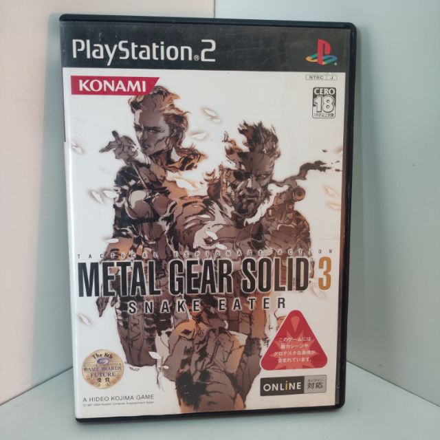 metal gear solid 3 ps2 แผ่นแท้ ps2 มอสองสภาพดี