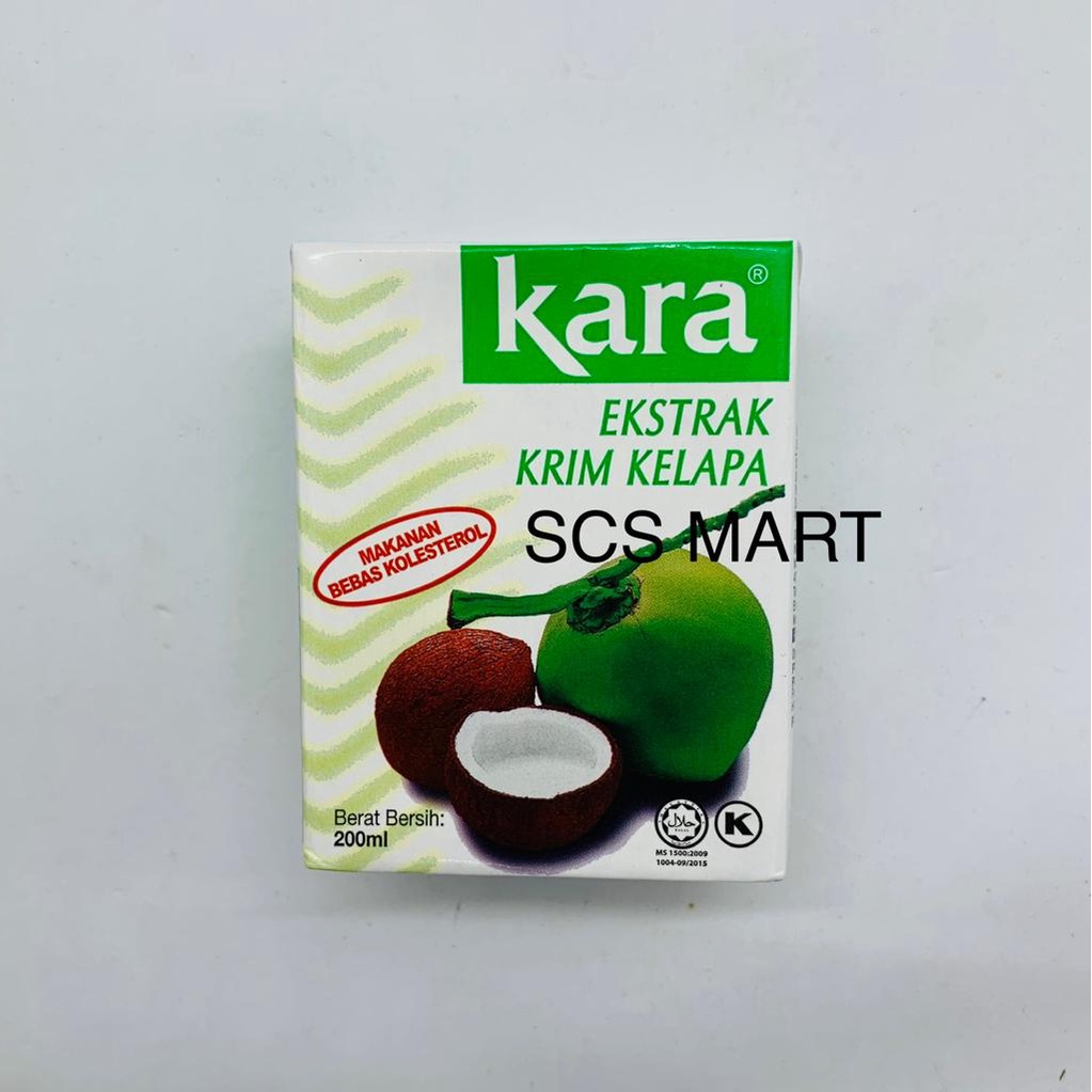 Kara Coconut Cream Extract 200ml/ 500ml/1000ml Kara Brand Coconut Cream Extract