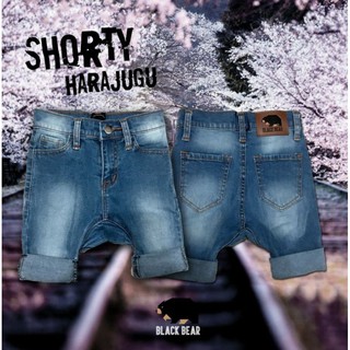 Black bear jean : รุ่น shorty harajuku ! (สีอ่อนเป้ายาว ขาสั้น)