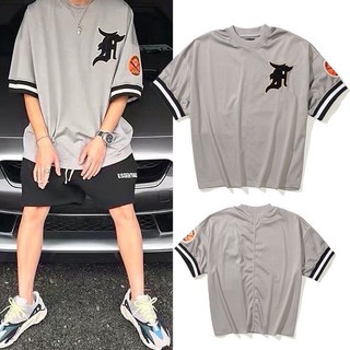 B129 เสื้อยืด FOG Essentials Mesh Baseball Shirt Collection 5th Street Fashion