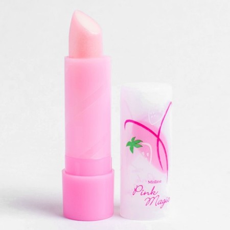 ลิปมันเปลี่ยนสีมิสทีน Mistine Pink Magic Lip Plus Vitamin E Strawberry ลิปอ้วน ลิปผอม ลิปสตรอเบอร์รี ราคา ถูกที่สุด ดีลบีเคเค แกลเลอรีภาพที่ 4