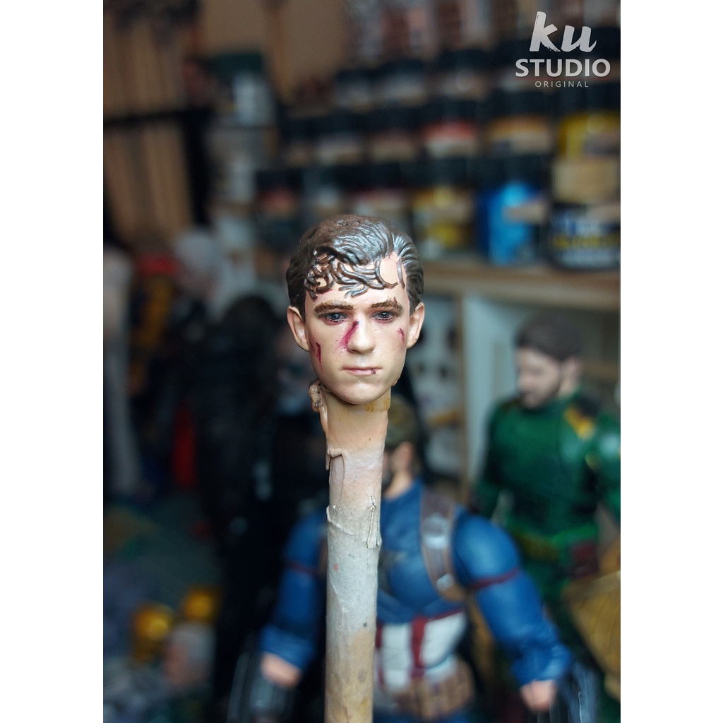 หัวเพ้นท์ Peter Parker Head Sculpting 112 Spiderman No Way Home - toy ...