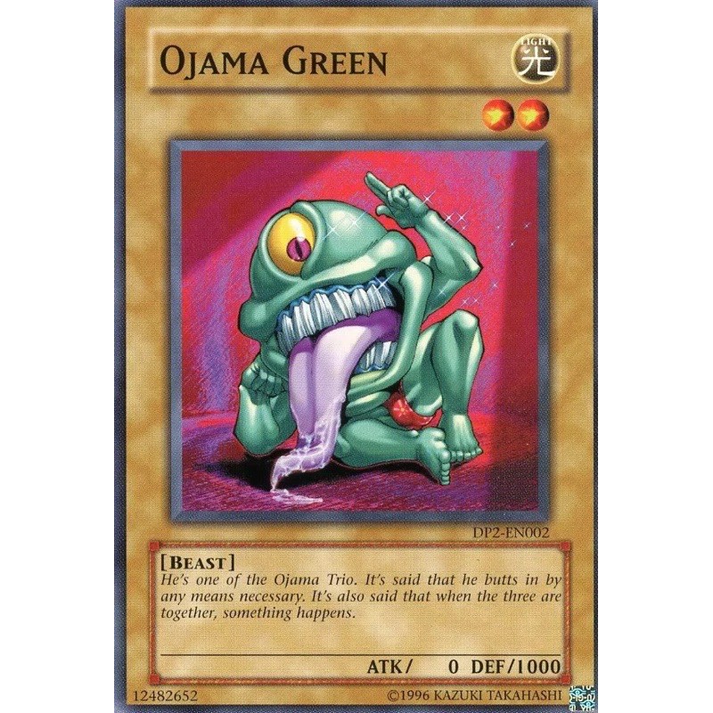 ภาษาอังกฤษ Yugioh Ojama Set ไม่มีชุดนอน King