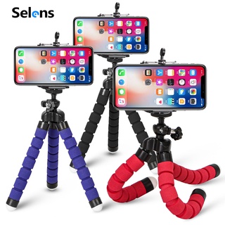 Selens Multi-functional Octopus Tripod ขาตั้งกล้อง แบบหนวดปลาหมึก มาพร้อมหัวจับมือถือ
