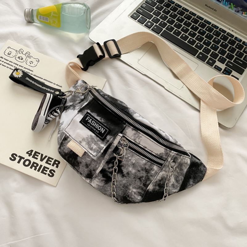 ✅ พร้อมส่ง ในไทย ถูกที่สุด ✅ กระเป๋าคาดอก กระเป๋าใบเล็กอินเทรนด์เวอร์ชั่นเกาหลี ราคา ถูกที่สุด ดีลบีเคเค แกลเลอรีภาพที่ 4