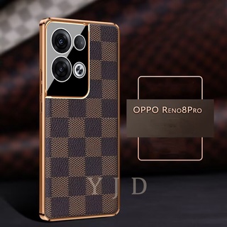 เคสโทรศัพท์มือถือหนัง TPU แบบบางพิเศษ กันกระแทก สําหรับ OPPO Reno8 Pro 5G