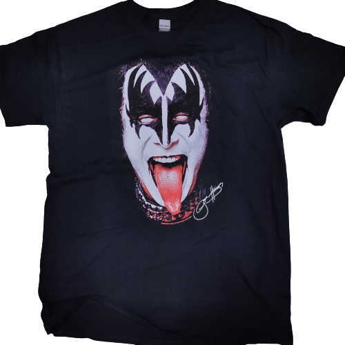 HH เสื้อยืดวง KISS ( GENE Simmons) ลิขสิทธิ์ ปี 2020 เสื้อยืดคอกลม