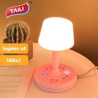 TAILI โคมไฟข้างเตียง โคมไฟ led ไฟประดับ สายชาร์จ USB แสง อุปกรณ์ให้แสงสว่าง โคมไฟน่ารัก โคมไฟเด็กน่ารักสำหรับห้องนอน ไฟประดับตกแต่ง ไฟสวยงาม ไฟตั้งโ