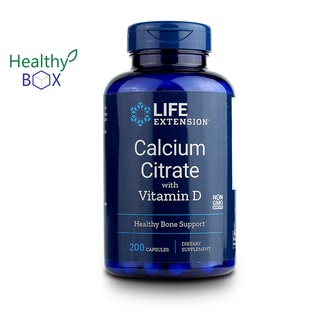 Life Extension Calcium Citrate with Vitamin D 200แคปซูล (V)