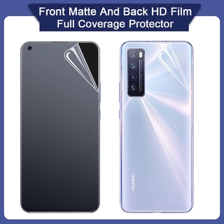 ฟิล์มกันรอยหน้าจอด้านหน้าสําหรับ Huawei P20 Pro P30 Lite P40 Nova 5T 7i 7 SE Mate 20 Y7 Pro Y9 Prime 2019 Y5P Y6P