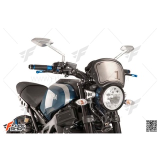 ชิวหน้า PUIG FRONTAL PLATE ดำ FOR YAMAHA XSR700