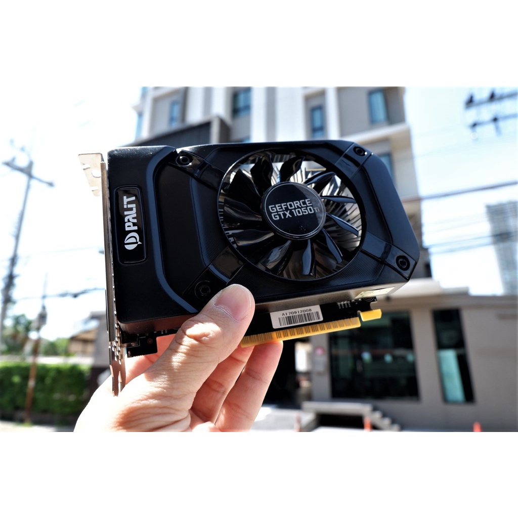 การ์ดจอ PALIT Stormx 1050 TI 4G ไม่ต่อไฟเพิ่ม