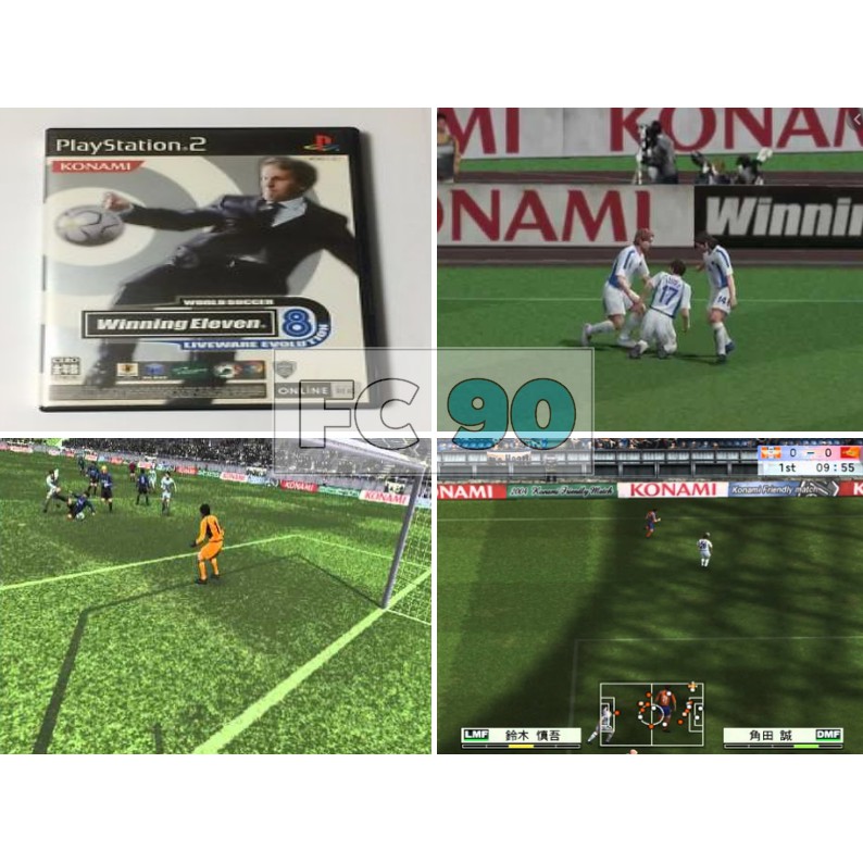 เกมฟุตบอลวินนิ่ง World Soccer: Winning Eleven 8  /Pro Evolution Soccer 4  [PS2] แผ่นแท้ ญี่ปุ่น มือสอง  สภาพดี เพลย์สเตช