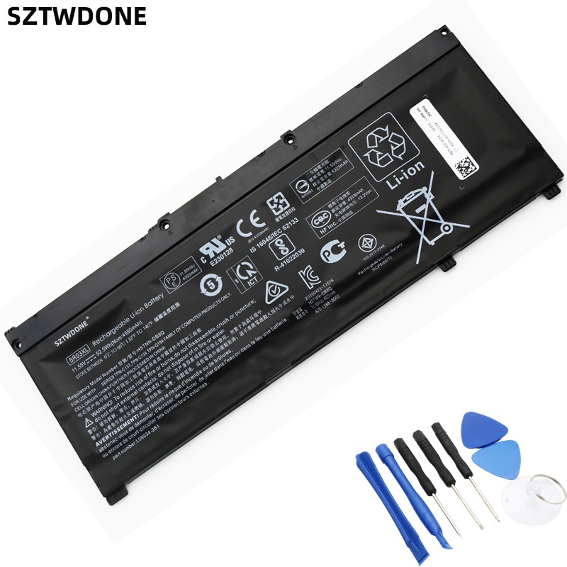 SZTWDone SR03XL Laptop battery for HP OMEN 15CX 15DC TPNQ211 TPN
