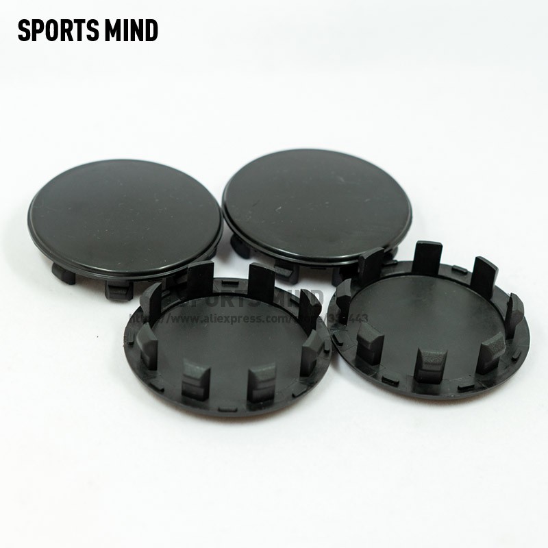 4 ชิ้น/ล็อต 58 มม.ใหม่ไม่มีโลโก้รถล้อยางขอบศูนย์ Hub Caps ล้อฝุ่นครอบคลุมรถอุปกรณ์เสริม