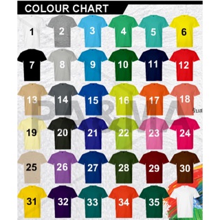 เสื้อยืดสีพื้น คอกลม คอวี แขนสั้น มี s,m,l,xl,2xl,3xl,4xl,5xlbigsize