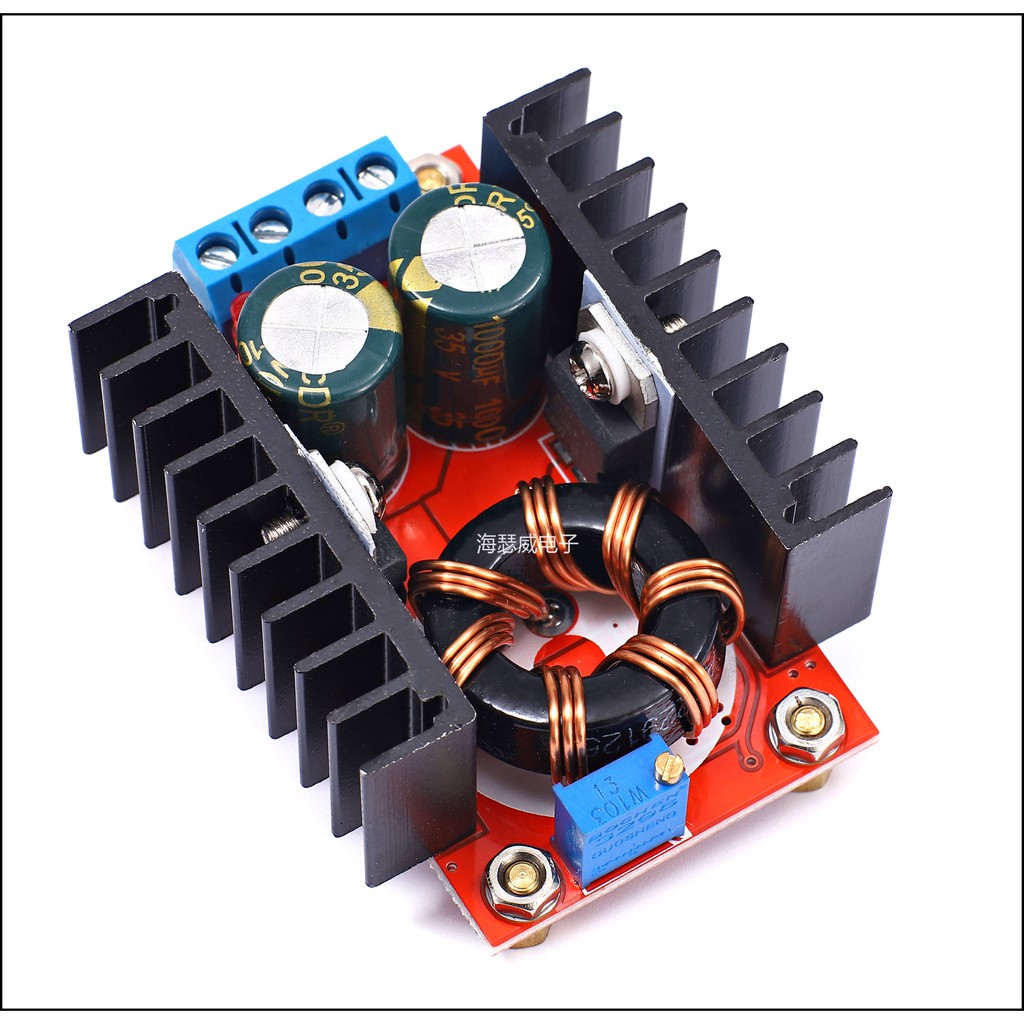 โมดูลเพิ่มแรงดัน DC-DC boost Converter 10v-32v to 12v-35v 150W