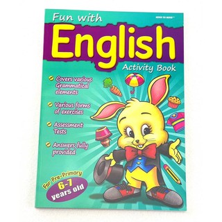 Fun with English Activity Book For Pre-Primary แบบฝึกหัด สอน แกรมม่า สำหรับเด็ก เตรียม ประถม