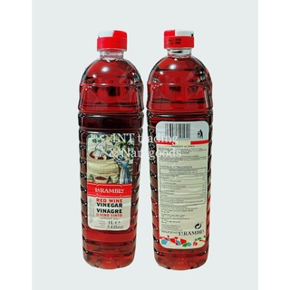 LaRAMBLA RED WINE VINEGAR 1Lt. น้ำส้มสายชูหมัก จากไวน์แดง ขนาด 1 ลิตร