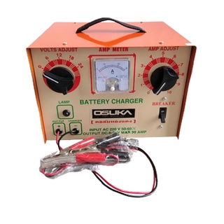 เครื่องชาร์จแบตเตอรี่ 30A 12V 24V OS-24V30A Osuka เครื่องชาร์จแบต แบตเตอรี่รถยนต์ แบตเตอรี่ 6-24V