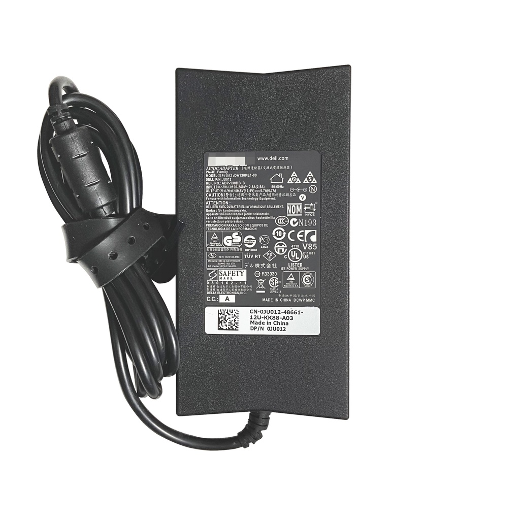 130W Power Supply 19.5V 6.7A 7.4*5.0mm Laptop Adapter for Dell XPS 15 Gen 2 M1210 M1710 9530 L501X L