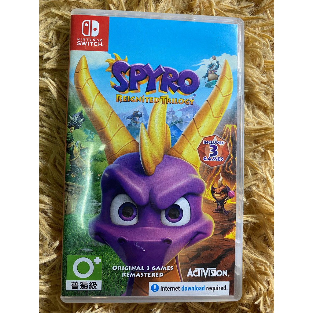 (มือ2) Nintendo Switch : Spyro Reignited Trilogy แผ่นเกม มือสอง สภาพดี