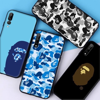 เคสโทรศัพท์มือถือ ซิลิโคน ลาย BAPE หรูหรา สําหรับ Huawei P10 P20 P30 P40 Y5P Y6P Pro Lite LK15