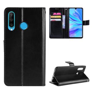 เคสโทรศัพท์หนัง PU ฝาพับ พร้อมช่องใส่บัตร และสายคล้อง หรูหรา สําหรับ Huawei Nova 4E Nova 4E