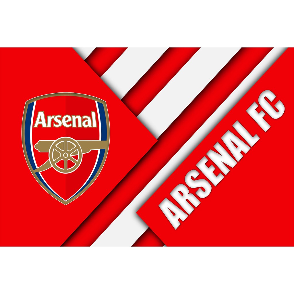 โปสเตอร์ อาร์เซนอล Arsenal Logo The Gunner วอลเปเปอร์ poster ฟุตบอล Football โปสเตอร์ฟุตบอล ตกแต่งผนัง รูปภาพ รูปถ่าย