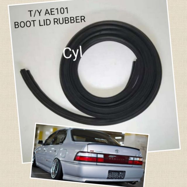 Toyota AE80,EE90,AE90/AE101/AE111 Trunk Lid/Boot Lid ยาง 行盖李箱์ nap 门 胶