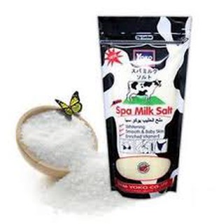 Yoko spa milk salt เกลือสปาขัดผิว กลิ่นนม ขนาด 300 g By Twosister