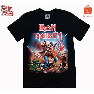 เสื้อยืดคอกลมเสื้อวง Iron Maiden MS -05 เสื้อวงดนตรี เสื้อวงร็อค เสื้อนักร้องS-3XL