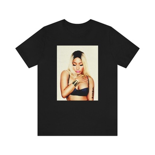 เสื้อยืด คอกลม พิมพ์ลาย Nicki Minaj Aesthetic Premium เหมาะกับของขวัญวันเกิด สไตล์มินิมอล สําหรับผู้ชาย และผู้หญิง