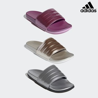 รองเท้าแตะพื้นนิ่ม Adidas Adilette Comfort Metallic ลิขสิทธิ์แท้ 100%