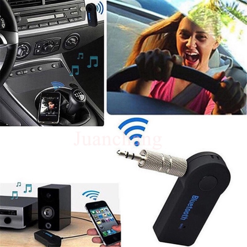 บลูทูธในรถยนต์ Car Bluetooth เครื่องรับสัญญาณบลูทูล เล่น-ฟังเพลง BT อะแดปเตอร์รับสัญญาณเสียงบลูทูธไร