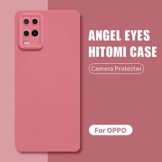 เคสโทรศัพท์มือถือ ซิลิโคน กันกระแทก ลายดวงตานางฟ้า เรียบง่าย สําหรับ OPPO Reno 4 5 6 Pro