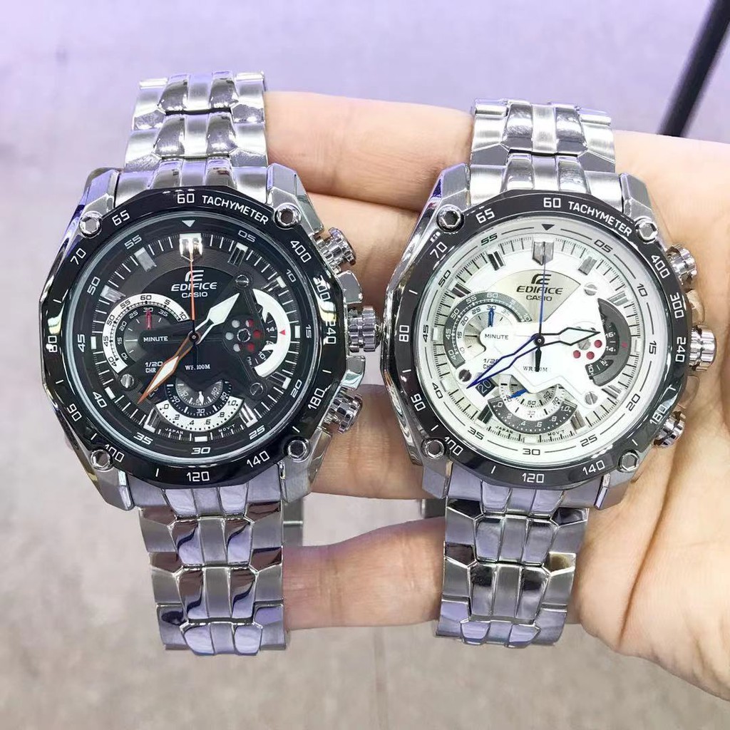 นาฬิกาข้อมือผู้ชาย Ediifice รุ่น EF-550D-1A มาใหม่ มีประกัน1ปี พร้อมส่ง